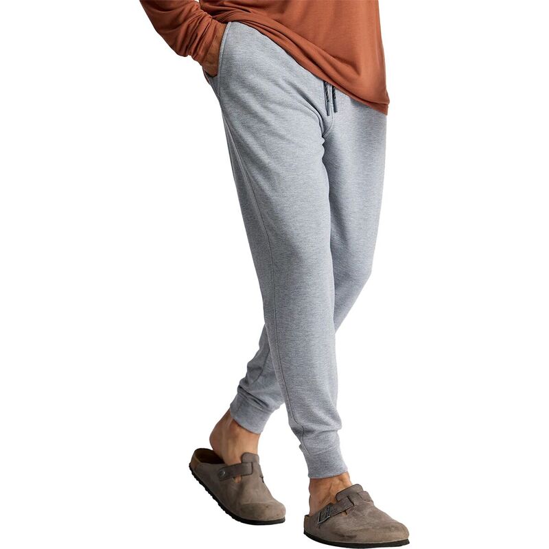無償性 飛球 メンズ ボトムス 心地好いズボン下 フリース Free Fly Bamboo Lightweight Fleece Jogger - Men\u0027s Heather Grey 薄墨色
