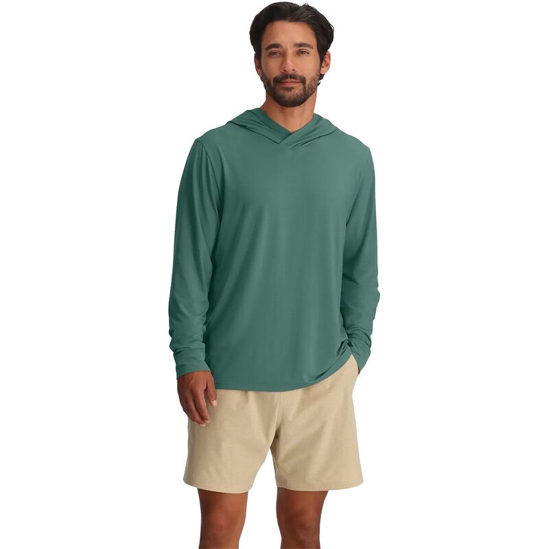 無償性 飛球 メンズ アウター パーカー・スウェット Free Fly Elevate Lightweight Hoodie - Men\u0027sea Pine