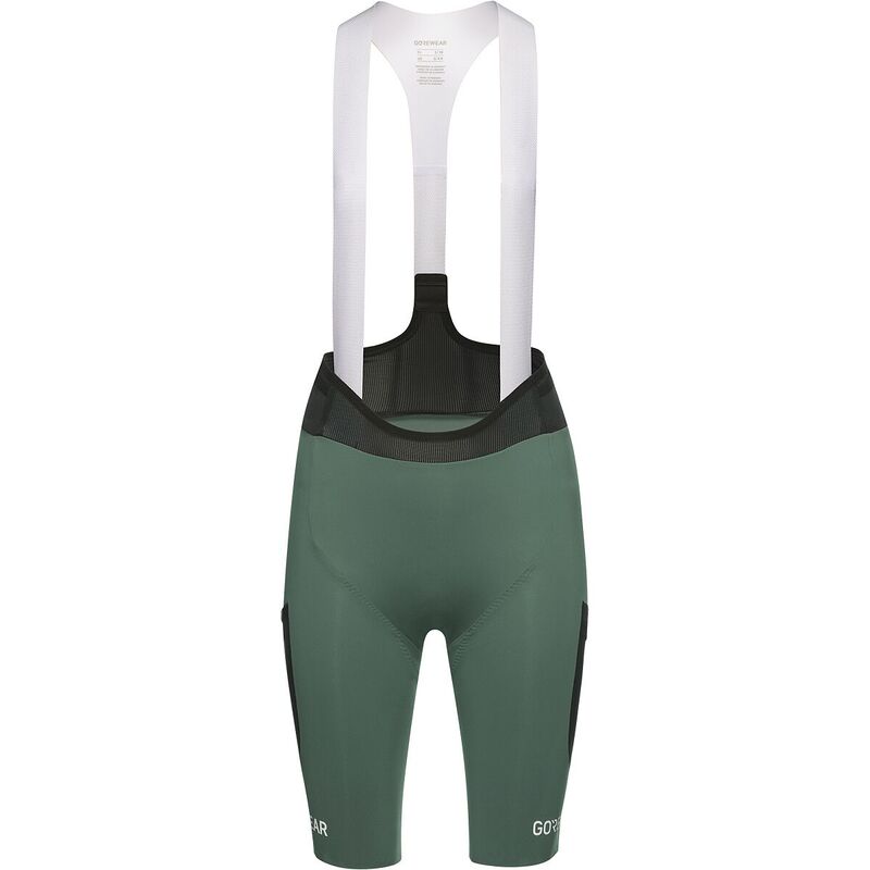 ゴアお召しもの レディース ボトムス 二分の一ズボン下・さる股引き GOREWEAR SPINSHIFT Cargo Bib Short+ - Women\u0027slate Green スレート