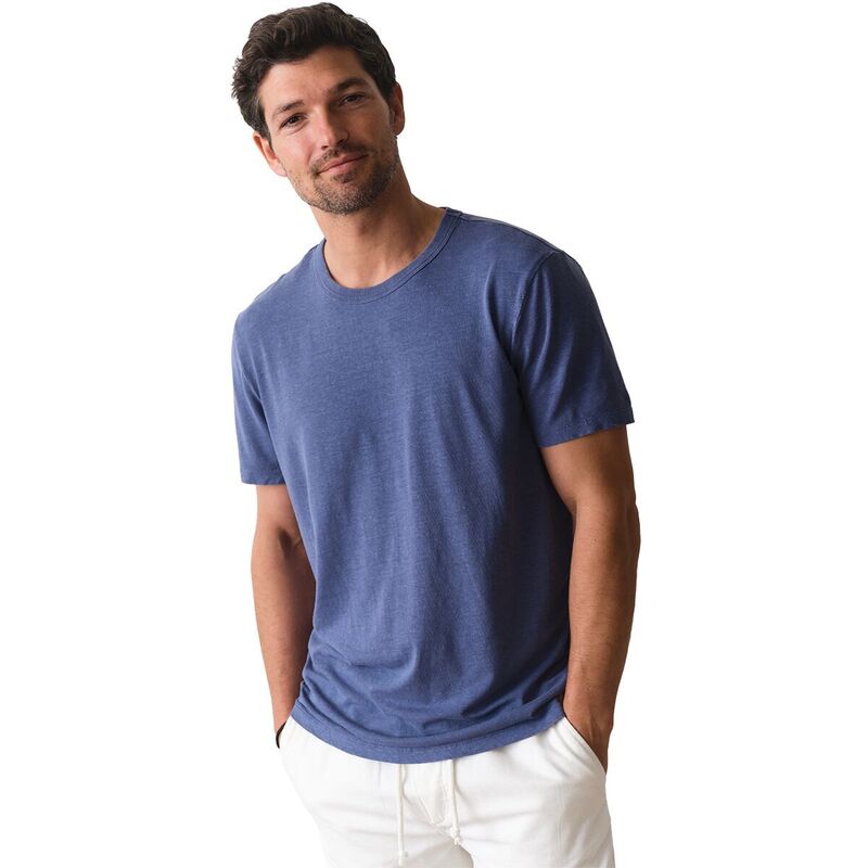 マリーン レイヤー メンズ トップス Tシャツ Marine Layer Signature Sea Change Crew T-Shirt - Men's Granada Sky｜ReVida 店