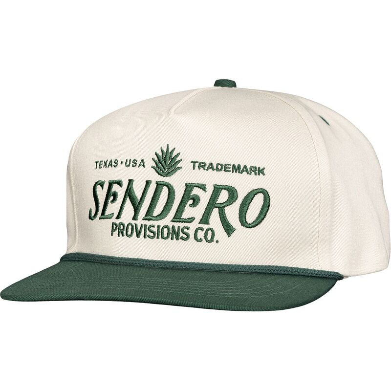 センデロプロビジョンズ メンズ アクセサリー 帽子 ロゴ Sendero Provisions Co. Logo Hat Cream/Green クリーム|ReVida 店