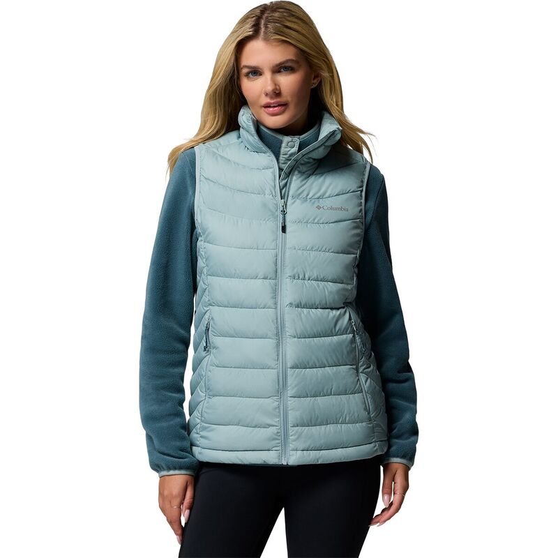 コロンビア レディース トップス ベスト Columbia Powder Lite II Vest - Women's Crushed Blue ブルー|ReVida 店
