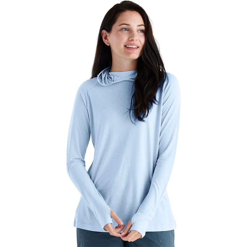 フリー フライ レディース トップス Tシャツ パーカー Free Fly Lightweight II Hoodie - Women's Clear Sky｜ReVida 店