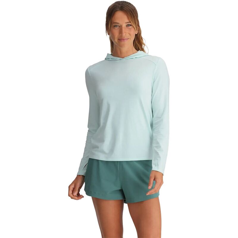 無償性 飛球 レディース トップス プルオーバー パーカー Free Fly Shade II Hoodie - Women\u0027s Tropic Sea