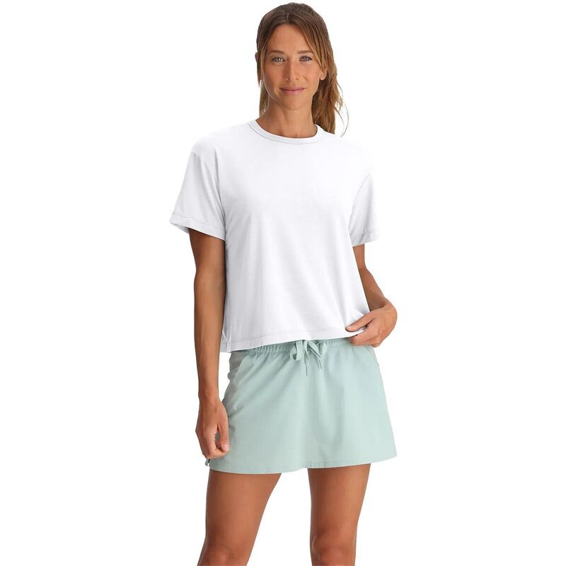 無償性 飛球 レディース トップス プルオーバー Free Fly Elevate Lightweight-Shirt - Women\u0027s Bright White 白いこと