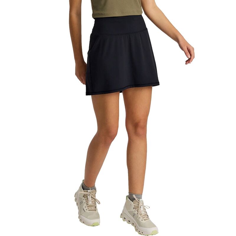 無償性 飛球 レディース 下つ方スコート Free Fly All Day Skort - Women\u0027s Black 黒いこと