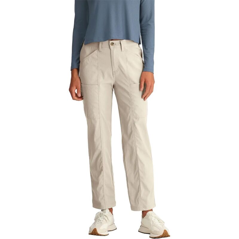 無償性 飛球 レディース ボトムス 心地よいズボン下 Free Fly Topogrid Pant - Women\u0027stone 石ころ