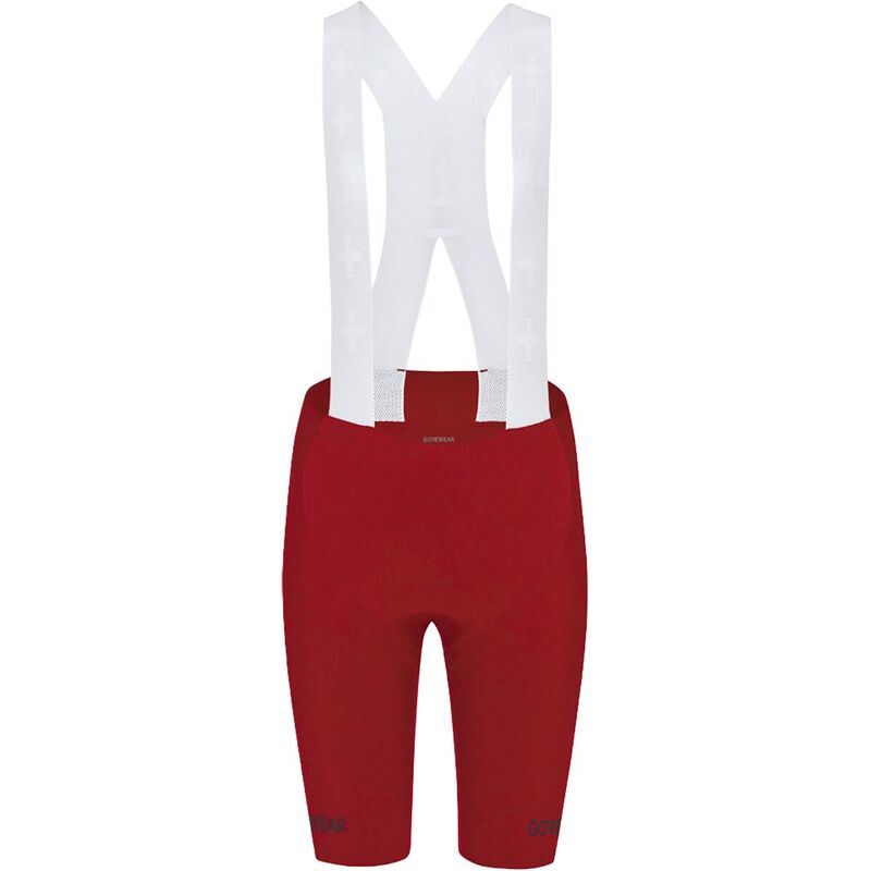 ゴアお召しもの レディース ボトムス 二分の一ズボン下・さる股引き 遊撃手ズボン下 GOREWEAR Distance Bib Shorts+ 2.0 - Women\u0027s Utility Red 赤いこと