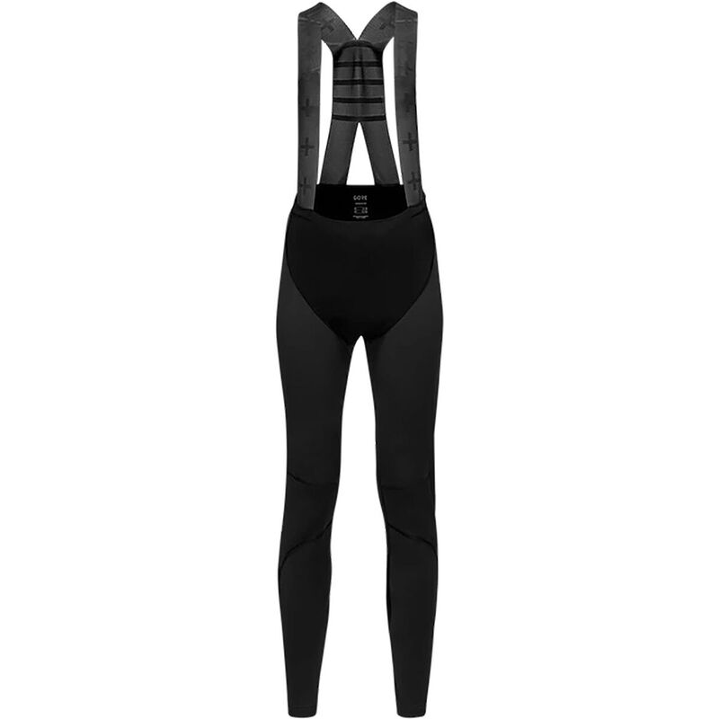 ゴアお召しもの レディース ボトムス 心地よいズボン下 GOREWEAR Distance Winter Bib Tights+ - Women\u0027s Black 黒いこと