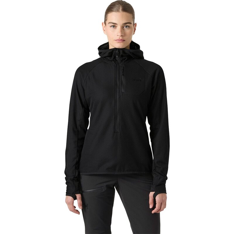 ヘリーハンセン レディース アウター 上衣・上衣 フリース Helly Hansen Odin Breeze Hooded Fleece Jacket - Women\u0027s Black 黒いこと