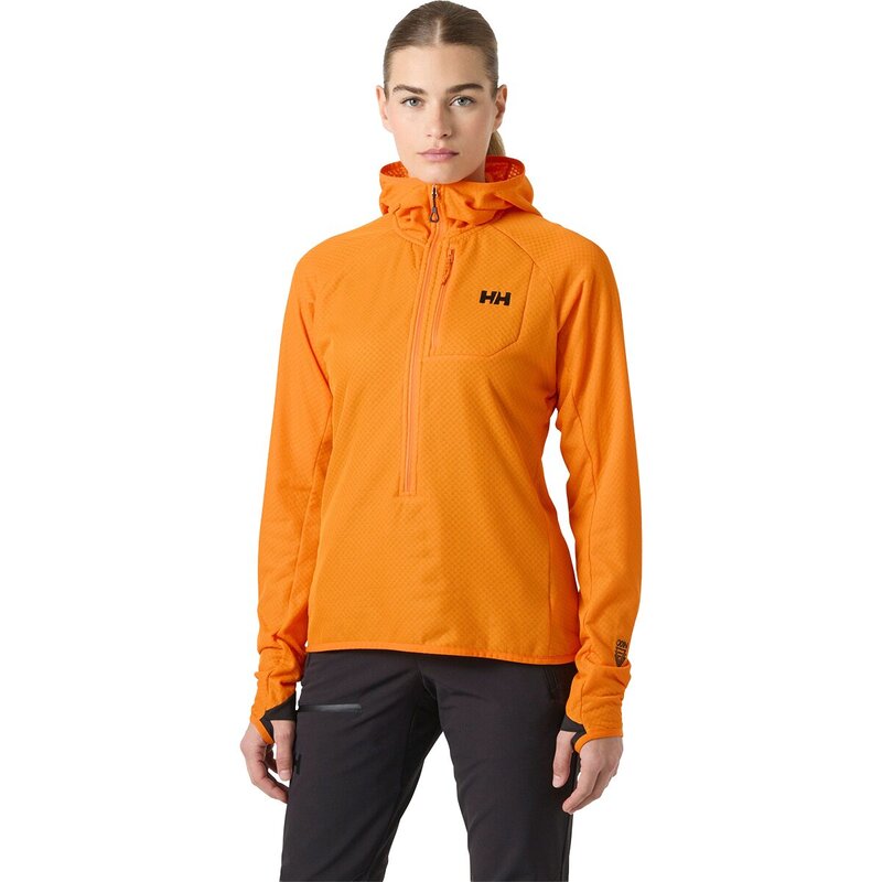 ヘリーハンセン レディース アウター 上衣・上衣 フリース Helly Hansen Odin Breeze Hooded Fleece Jacket - Women\u0027s Ignite Orange オレンジ色