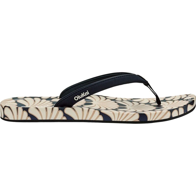 オルカイ レディース シューズ サンダル Olukai Uiki Flip Flop - Women\u0027s Trench Blue/Pa\u0027i 青色