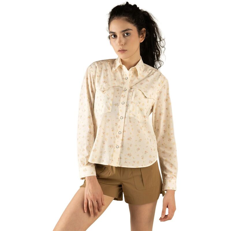 センデロプロビジョンズ レディース トップス プルオーバー 長袖 Sendero Provisions Co. Confluence Tech Long-Sleeve Shirt - Women\u0027s Dustbloom/Antique White 白いこと