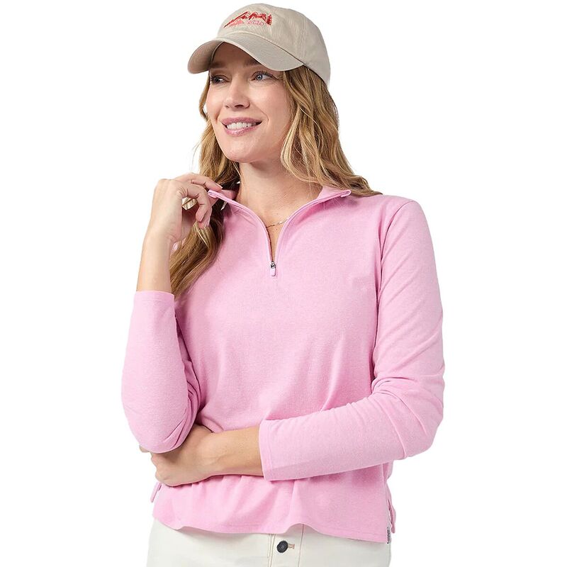 スティオ レディース アウター パーカー・スウェット STIO Divide 1/2-Zipullover - Women's Mountain Rose Heather ヘザー|ReVida 店
