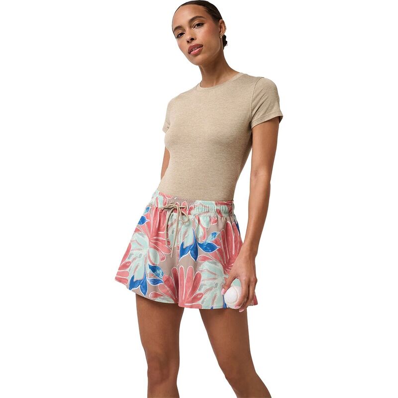 トラビスマヒュー レディース ボトムス カジュアルパンツ プリント TravisMathew Breezeblend Printed Short - Women'softaupe Multi トープ|ReVida 店