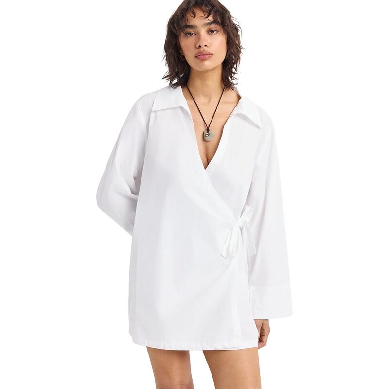 ヴィタミン A レディース トップス 衣装 Vitamin A Elodie Wrap Dress - Women\u0027s White 白いこと