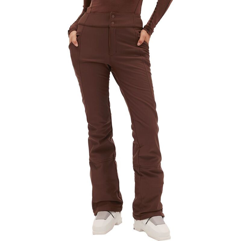 ハーフデイズ レディース ボトムス 心地よいズボン下 Halfdays Emma Softshell Pant - Women\u0027spiked Cocoa チョコレート