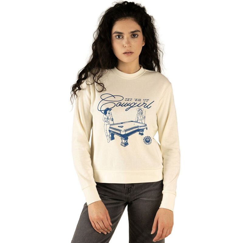 センデロプロビジョンズ レディース アウター パーカー・スウェット プルオーバー Sendero Provisions Co. Set \u0027Em Up Sweatshirt - Women\u0027s Vintage White 白いこと