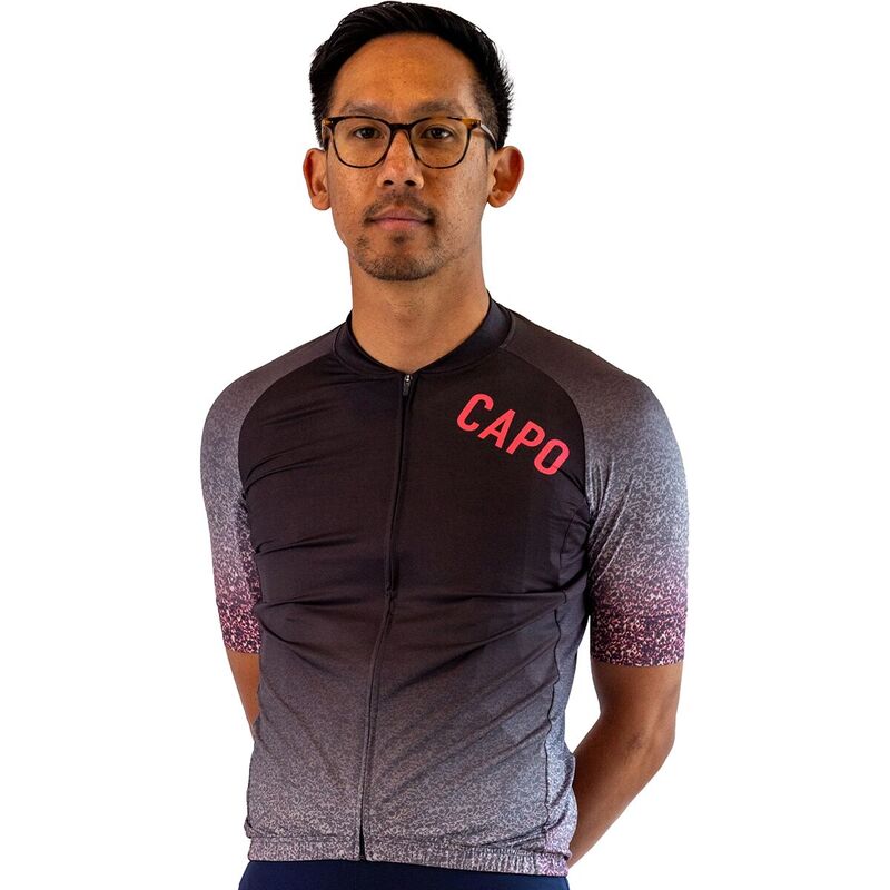 カポ メンズ トップス Tシャツ ジャージー Capo Super Corsa Fade Jersey - Men's Black Pebble ブラック｜ReVida 店