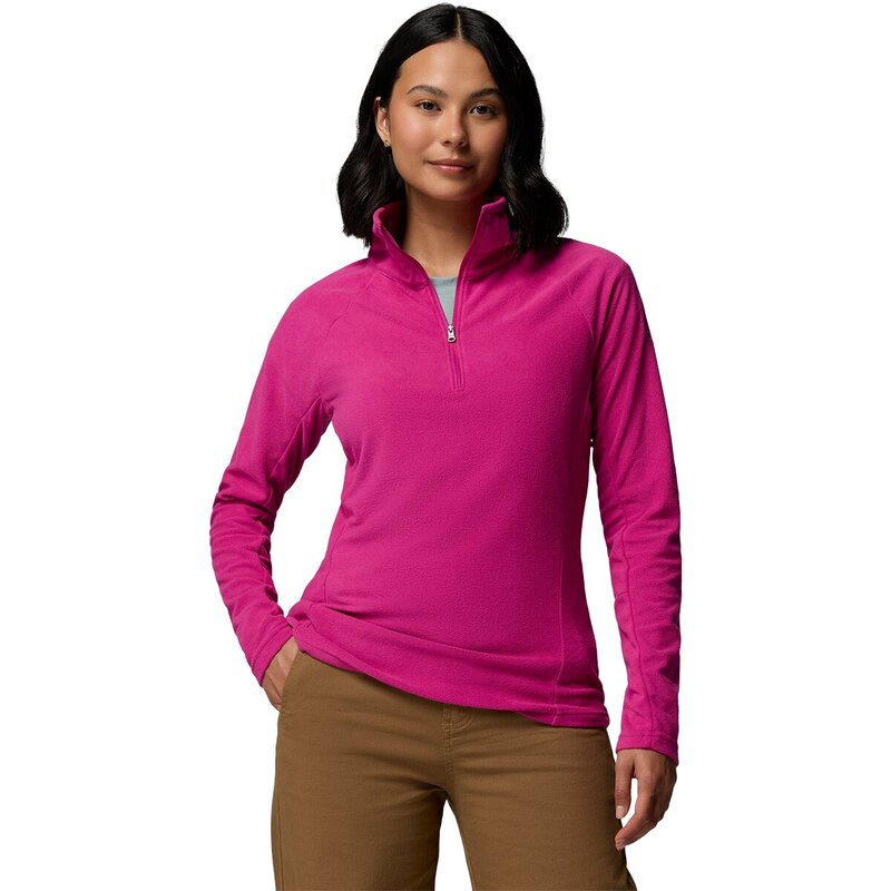 コロンビア レディース トップス シャツ フリース Columbia Glacial Fleece IV 1/2-Zip Top - Women's Fuchsia2 フューシャ|ReVida 店