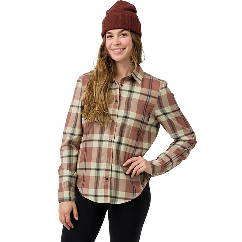 フライロー レディース トップス Tシャツ Flylow Brigittech Flannel - Women's Bluff/Mist Plaid チェック｜ReVida 店