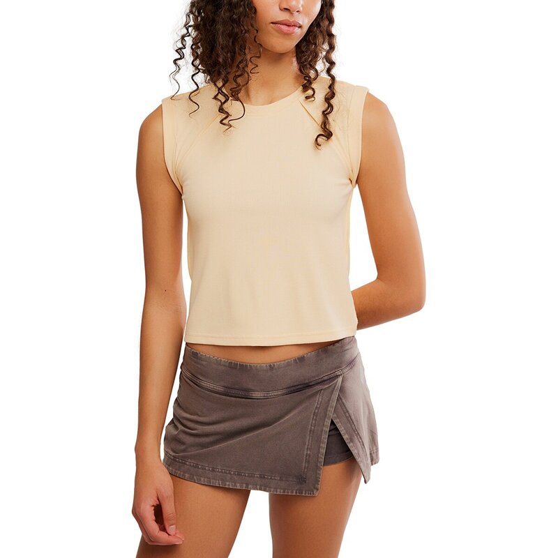 フリーピープル レディース トップス Tシャツ FP Movement Love My Twist Muscle Tank Top - Women's Pina Colada｜ReVida 店