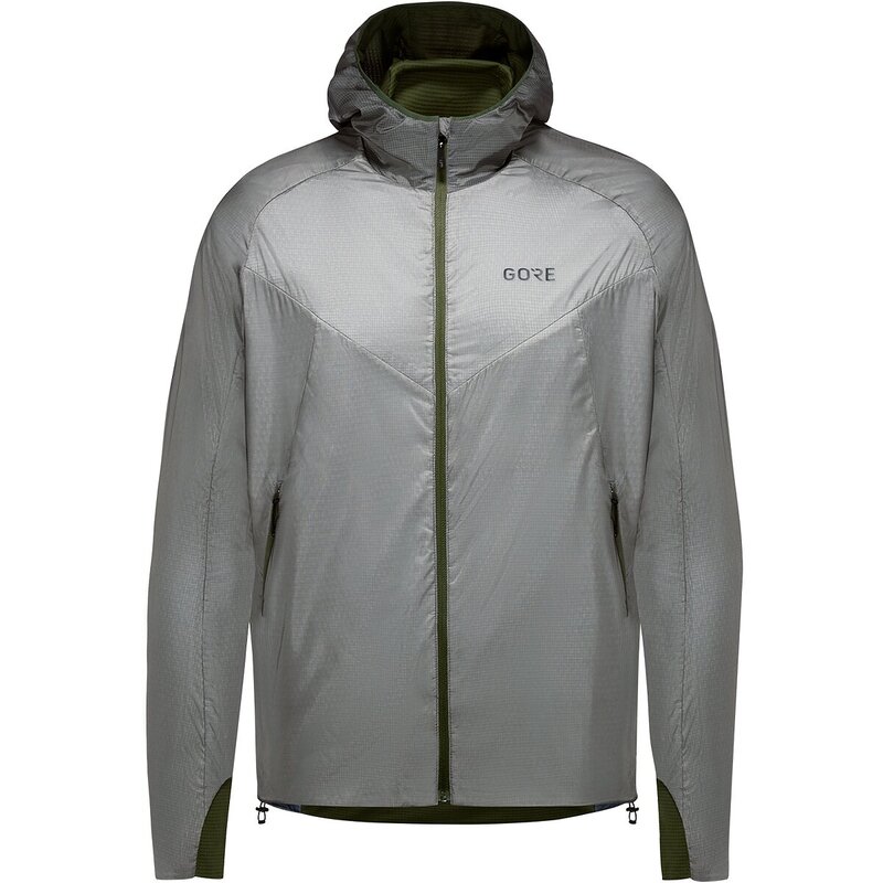 ゴアウェア メンズ アウター ジャケット・ブルゾン GOREWEAR5 GTX Infinium Insulated Jacket - Men\'s Lab Gray/Utility Green グレー|ReVida 店