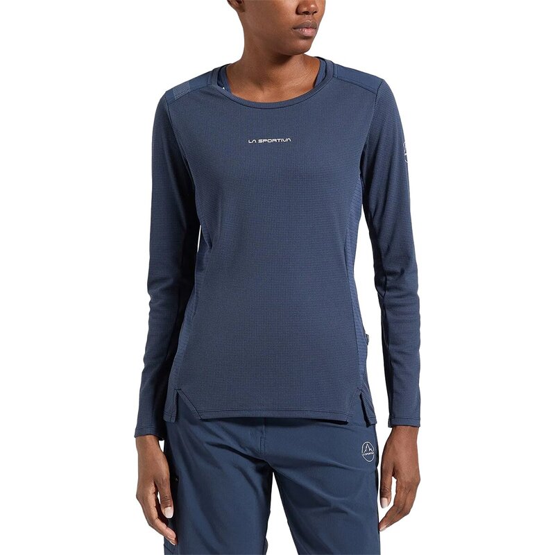 ラスポルティバ レディース トップス Tシャツ 長袖 La Sportiva Beyond Long-Sleeve Top - Women's Night Sky/Chalk チョーク｜ReVida 店