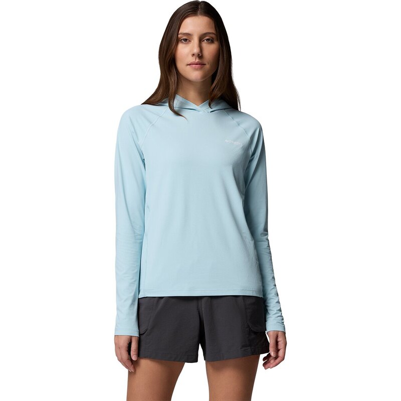 コロンビア レディース トップス Tシャツ パーカー Columbia PFG Solar Stream II Hoodie - Women's Marine Light|ReVida 店