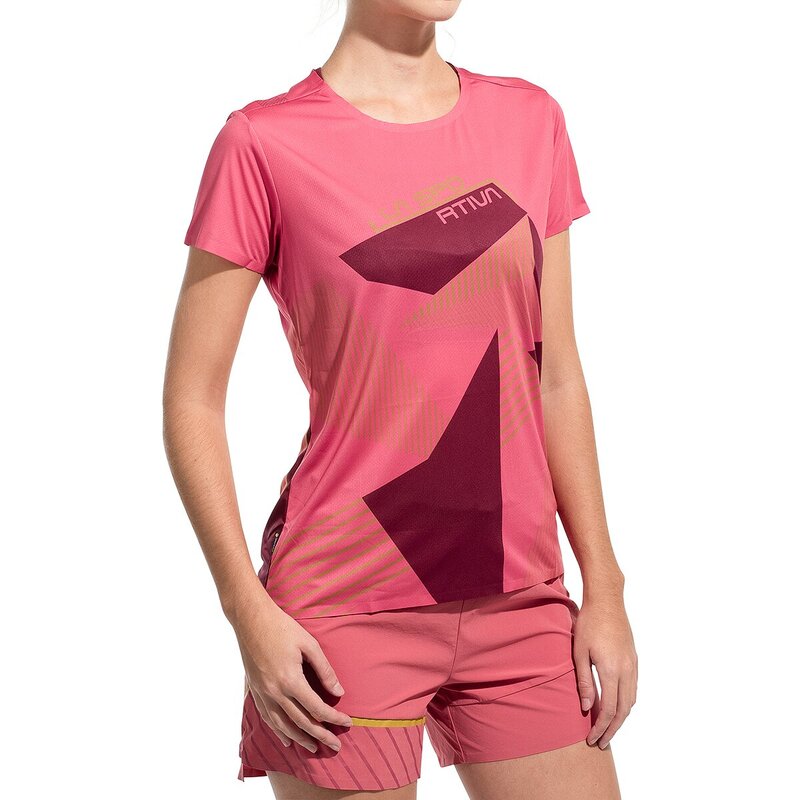 ラスポルティバ レディース トップス Tシャツ La Sportiva Comp T-Shirt - Women's Rosebay/Redwood｜ReVida 店