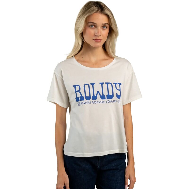 センデロプロビジョンズ レディース トップス Tシャツ Sendero Provisions Co. Rowdy Basic T-Shirt - Women's Vintage White ホワイト|ReVida 店