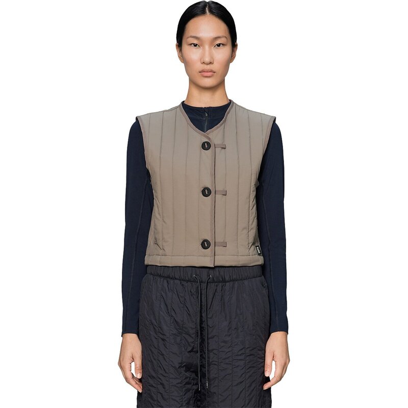 レインズ レディース トップス ベスト Rains Banja Short Liner Vest - Women's Cinder|ReVida 店