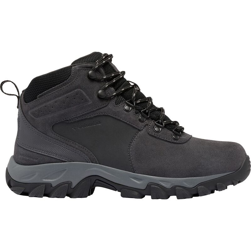 コロンビア メンズ シューズ ブーツ・レインブーツ プラスサイズ スエード ブーツ Columbia Newton Ridge Plus II Suede WP Wide Hiking Boot - Men's Shark/Black2
