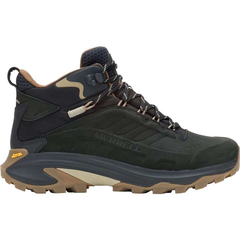 メレル メンズ シューズ ブーツ・レインブーツ Merrell Moab Speed 2 LTR Mid WP Hiking Boot - Men's Black ブラック｜ReVida 店