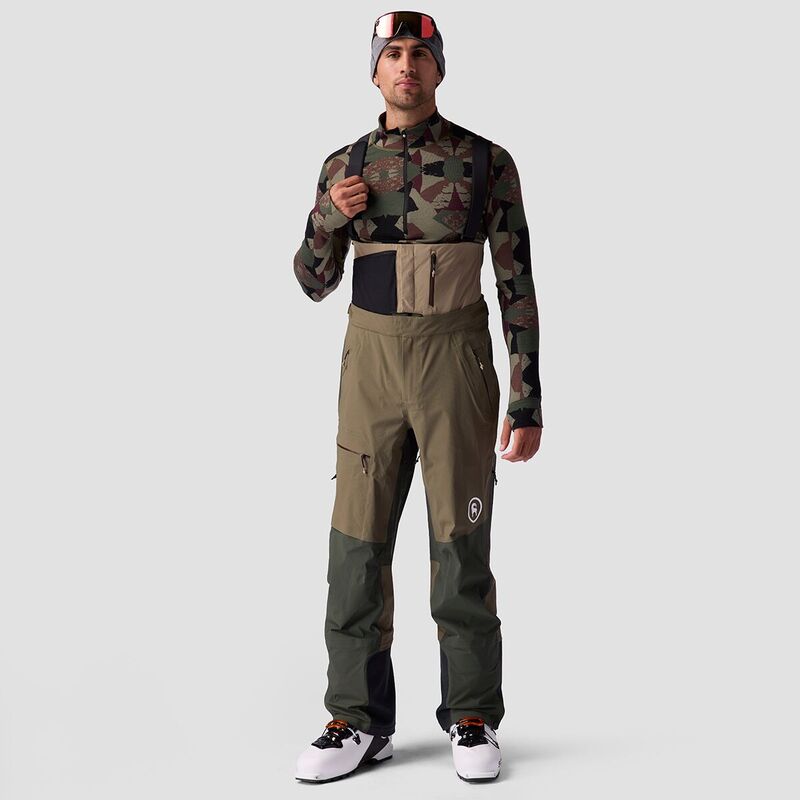 バックカントリー メンズ ボトムス カジュアルパンツ Backcountry Cardiac Xpore 3L Touring Convertible Bib - Men's Kalamata｜ReVida 店