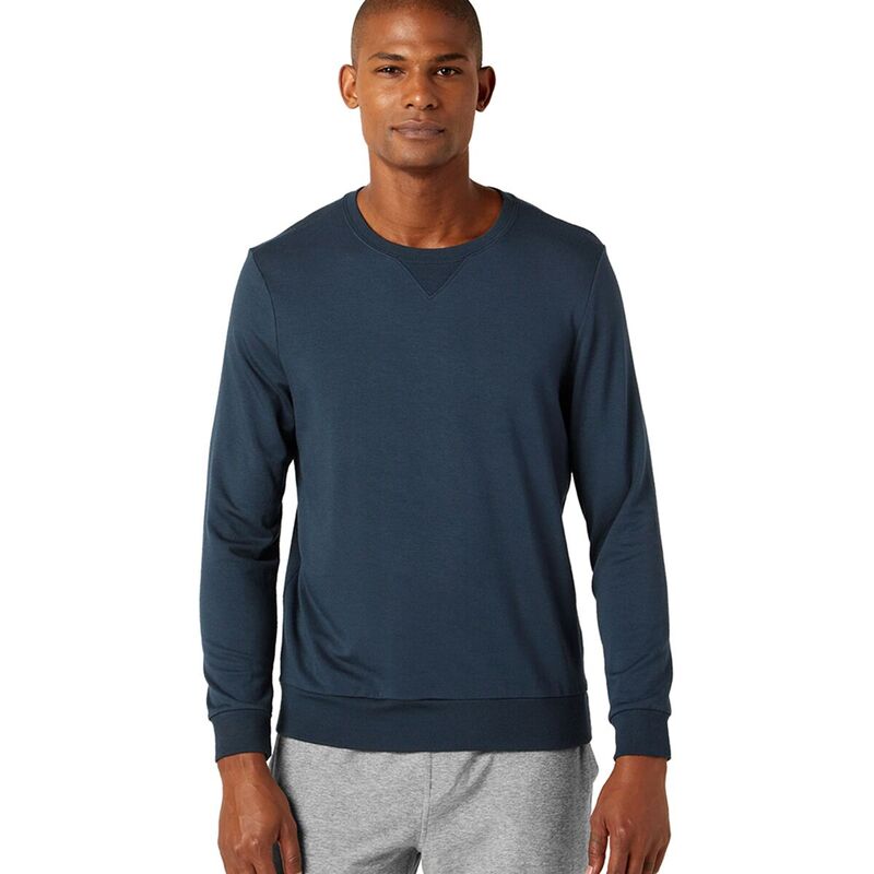 ビヨンドヨガ メンズ アウター パーカー・スウェット スウェット シャツ Beyond Yoga Always Beyond Pullover Crew Sweatshirt - Men's Nocturnal Navy ネイビー｜ReVida 店