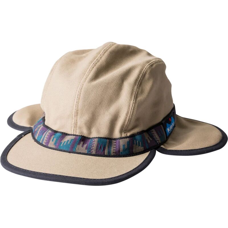 カブー メンズ アクセサリー 帽子 キャップ KAVU Strapcap Trapper Cap Heritage Khaki カーキ|ReVida 店