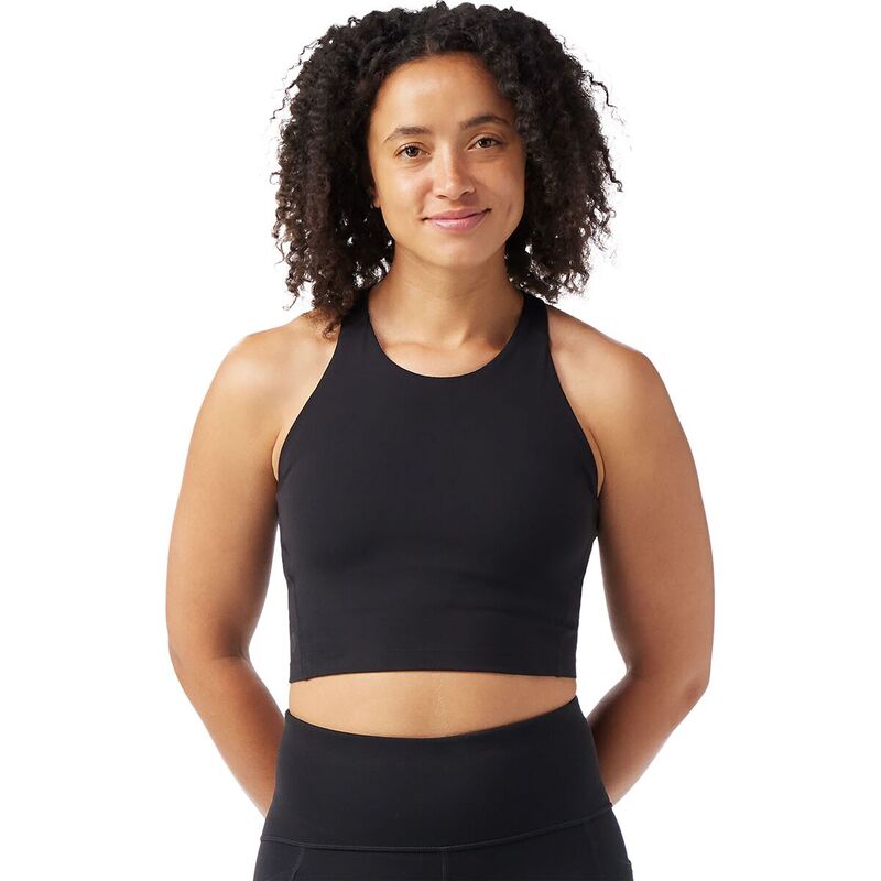 スマートウール レディース アンダーウェア ブラジャー Smartwool Active Crop Bra - Women's Black ブラック