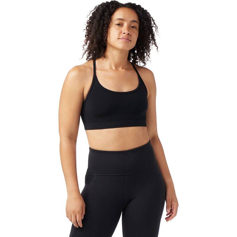 スマートウール レディース アンダーウェア ブラジャー Smartwool Merino Blend Bralette - Women's Black ブラック