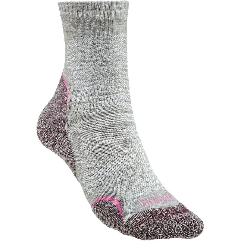 ブリッジデール レディース アンダーお召しもの ソックス Bridgedale Hike Ultralight Merino Endurance Crew Sock - Women\u0027s Aubergine 厚地の外套ジーン