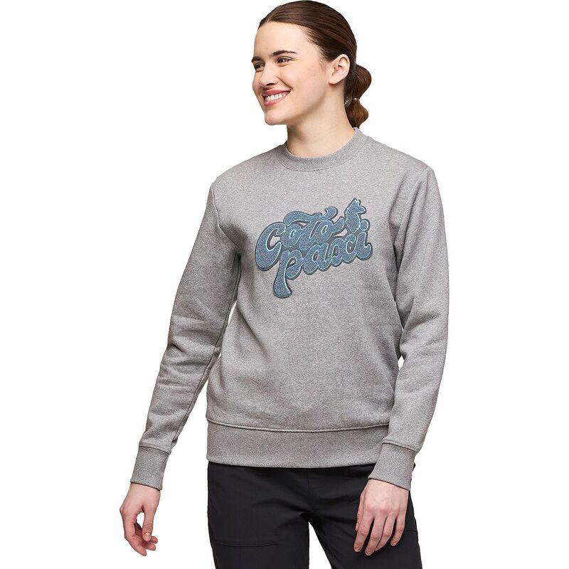 コートパクシー レディース アウター パーカー・スウェット クルーネック スウェット シャツ Cotopaxi Coto-Patch Crewneck Sweatshirt - Women's Heather Grey グレー|ReVida 店