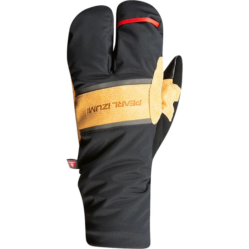 パールイズミ メンズ 付属物 グローブ PEARL iZUMi AmFIB Lobster Glove - Men\u0027s Black/Dark Tan 黒いこと 手袋・アームカバー-メンズ手袋