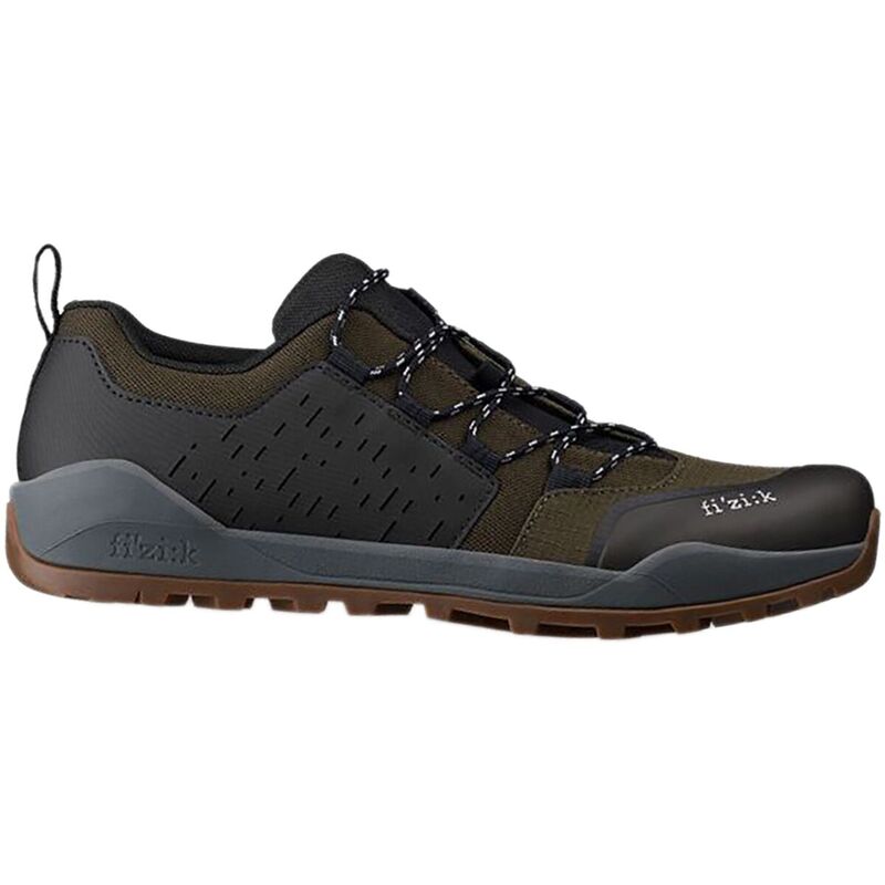 フィジーク メンズ シューズ スニーカー レース Fi'zi:k Terra Ergolace X2 Mountain Bike Shoe - Men's Olive/Caramel オリーブ