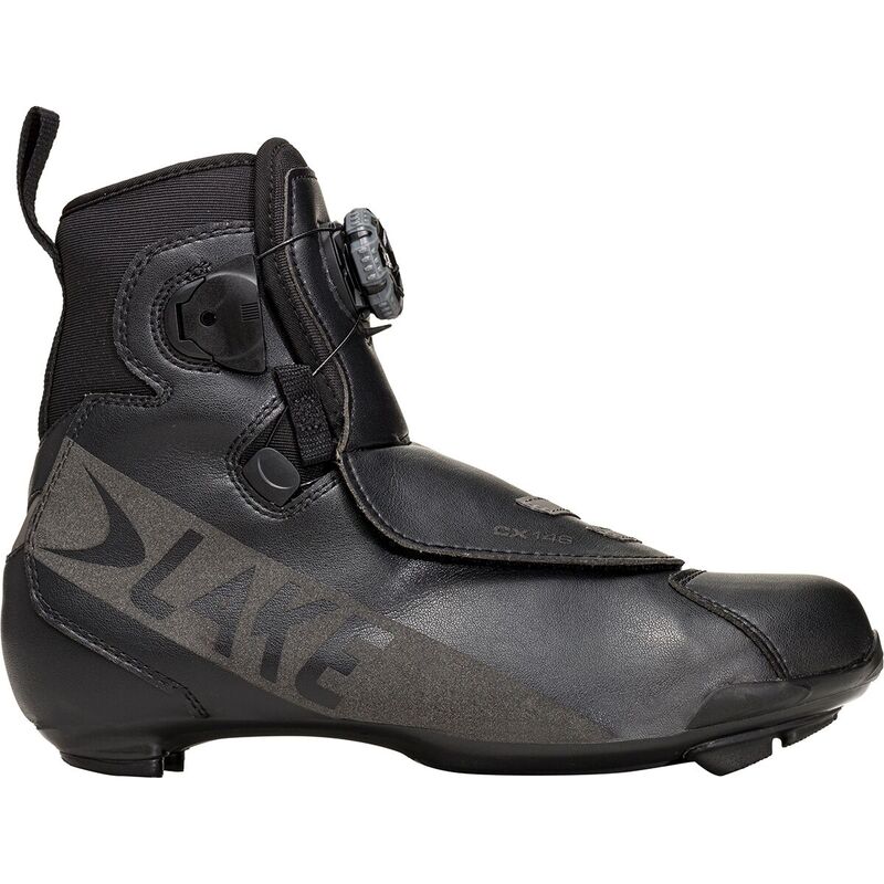 レイク メンズ シューズ スニーカー Lake CX146-X Wide Cycling Shoe - Men's Black/Black Reflective ブラック