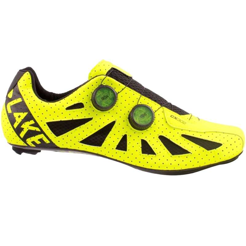 レイク メンズ シューズ スニーカー Lake CX302 Cycling Shoe - Men's Hi-Viz Yellow/Black ブラック