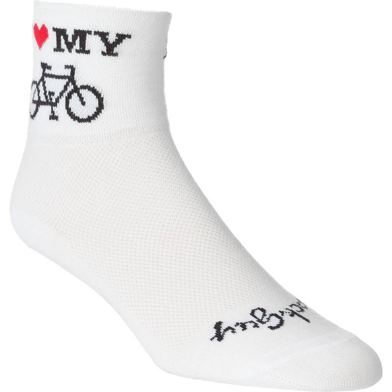 ソックガイ メンズ アンダーウェア 靴下 SockGuy Heart My Bike Sock One Color