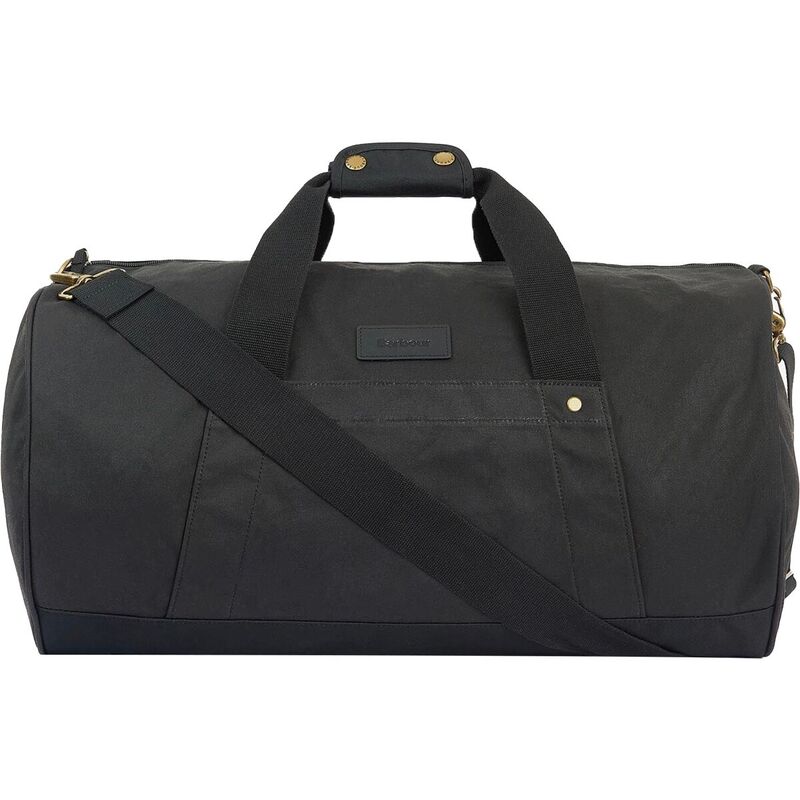バブアー メンズ 御徒面子 ボストンバッグ Barbour Explorer Wax Duffle Bag Black 黒いこと