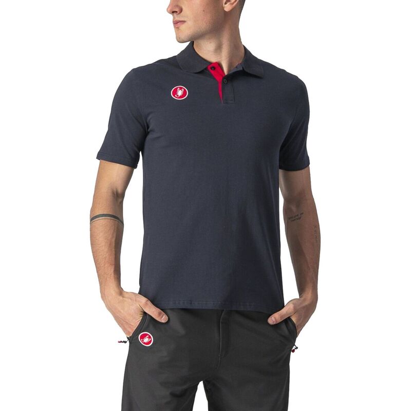 カステリ メンズ トップス シャツ ポロシャツ Castelli Race Day Polo Shirt - Men's Black ブラック