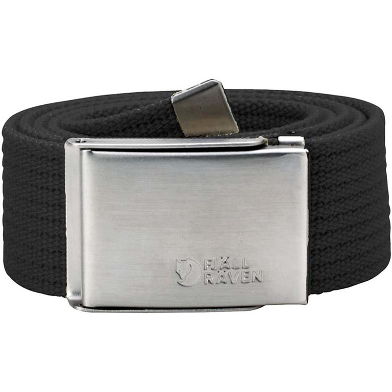 フェールラーベン メンズ アクセサリー ベルト Fjallraven Canvas Belt - Men Black ブラック