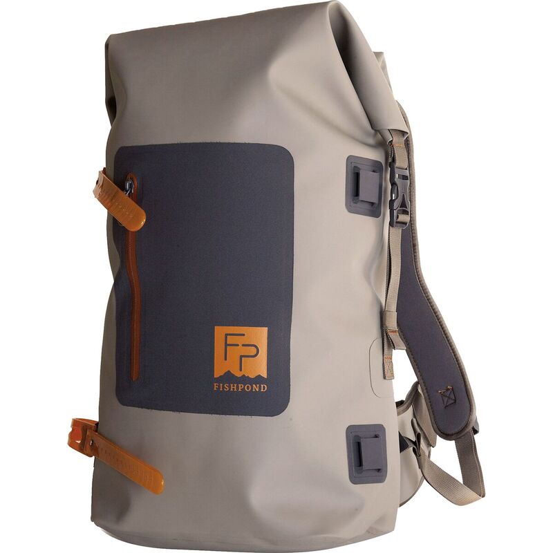 フィッシュポンド メンズ 御徒面子 うしろ側容器に並べる・背嚢 Fishpond Wind River 38L Roll-Top Backpack Eco Shale バックパック・リュック-バッグ
